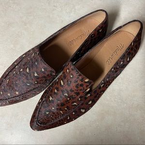 🌿Madewell Francis Flat Calf Hair Size 8.5